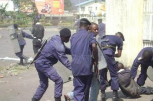 Article : Goma:10 jeunes manifestants acheminés à la Mairie par la police ce matin