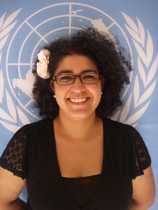 Imane Cherif, chargée de l’information publique au Bureau des Nations Unies pour la Coordination des Affaires humanitaires, OCHA, au Nord Kivu, RD Congo